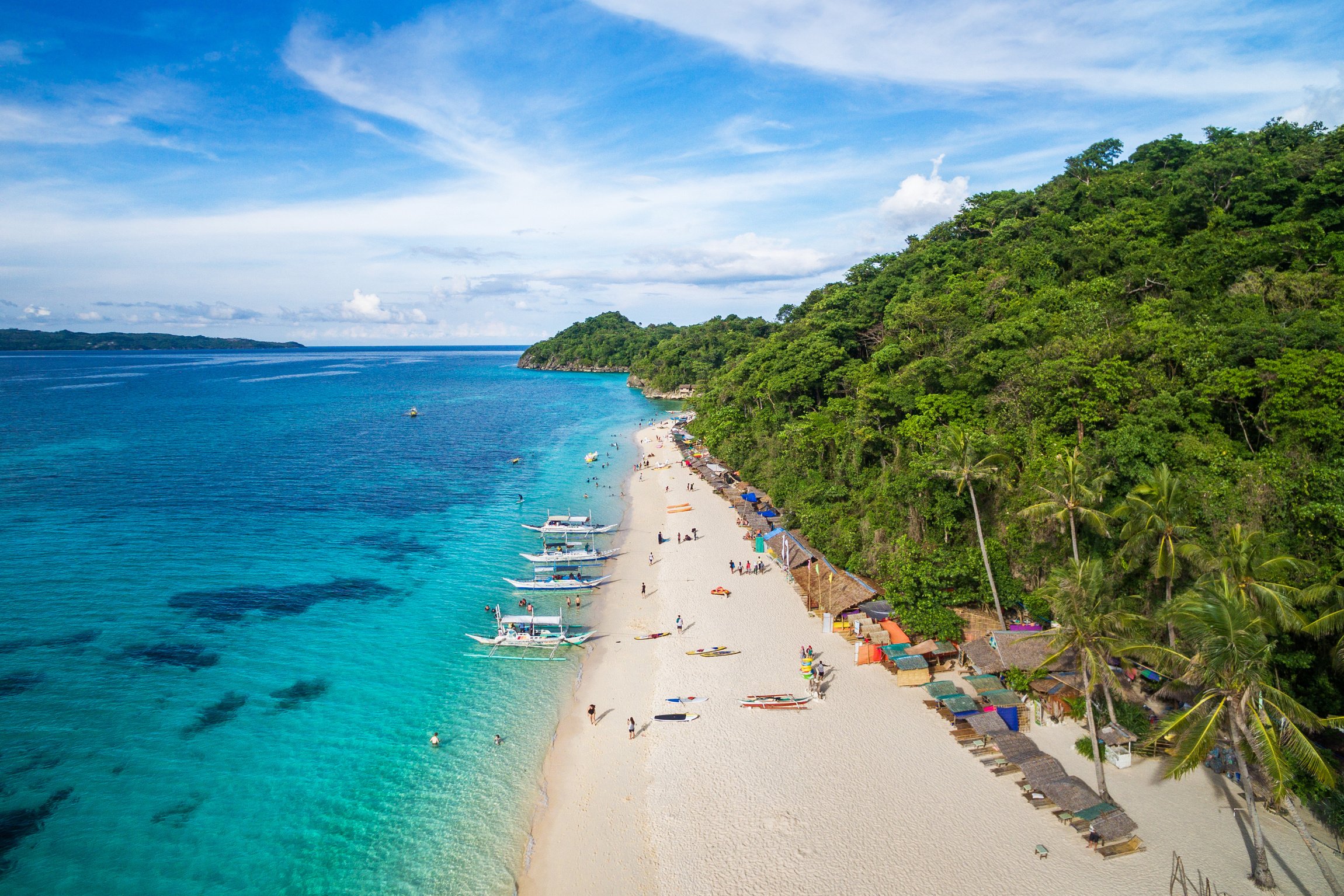 Boracay Island, Philippines, Aerial View