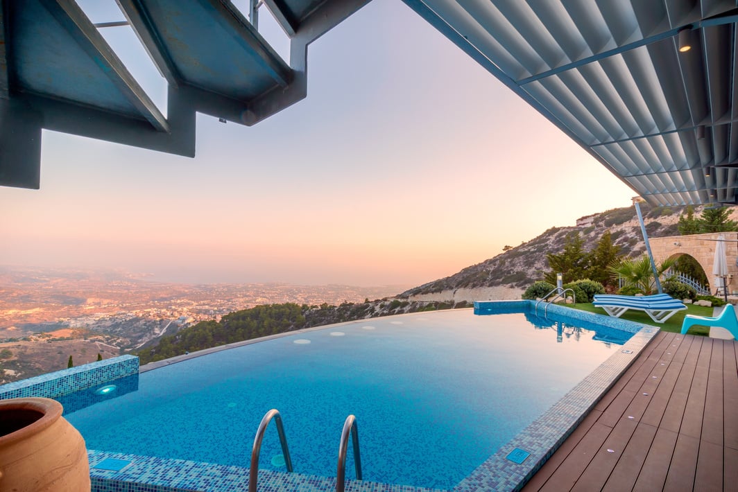 Infinity Pool Overlooking the City